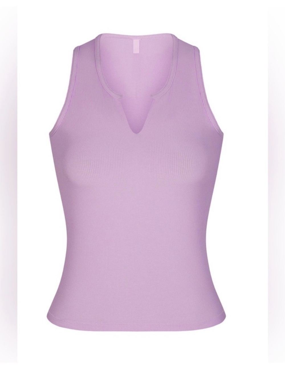 SKIMS Soft Lounge Ribbed Split Neck Tank NWT